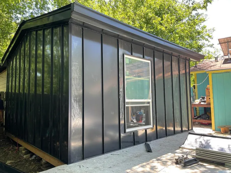 Black standing seam metal wall panels for Metal Roof Installation in Upper Saucon